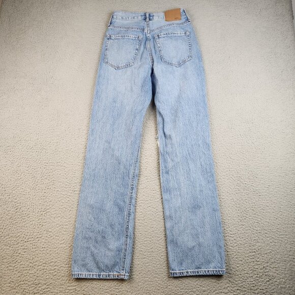 Aeropostale High Waist 90's Baggy Jeans Jr's 00 Ripped Button Fly Grunge Pants - Picture 2 of 11